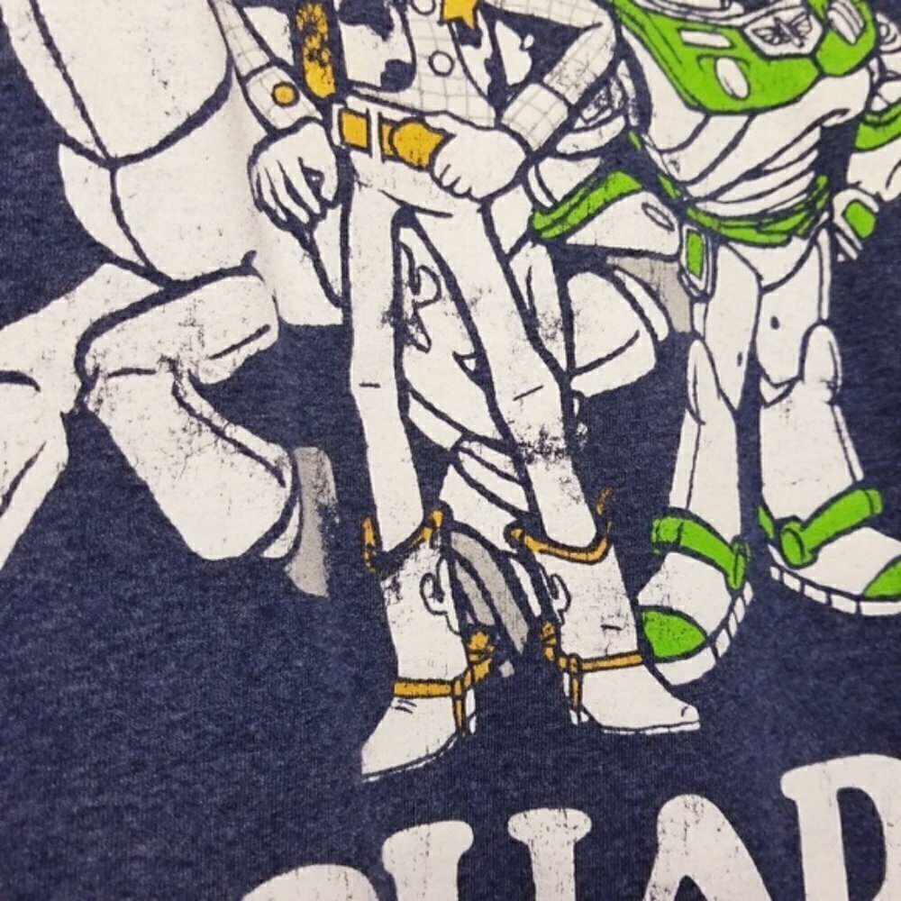 Toy Story | Men's Blue "Toy Story" Squad Graphic T-Shirt (Size Large) - Picture 6 of 7